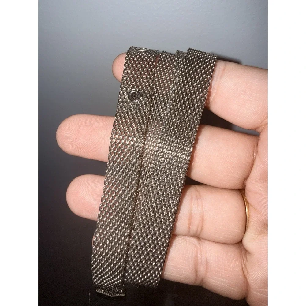Vintage Metal Mesh‎ Silver Tone Ladies Belt  36